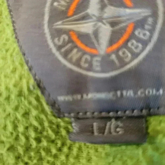 Mondetta Woman's L  Green Fleese Quarter Zip Jacket - Picture 4 of 7